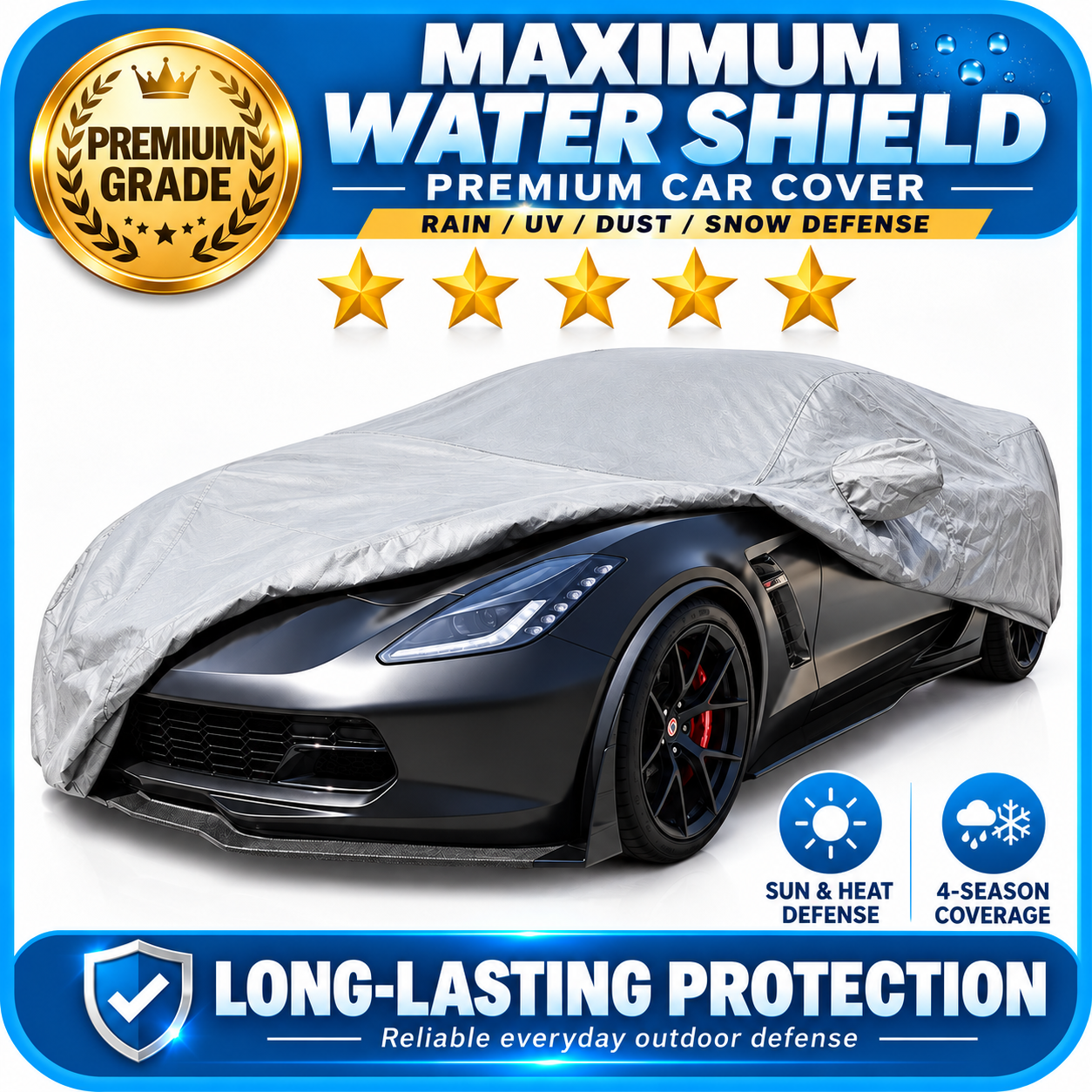 Premium all-weather car cover