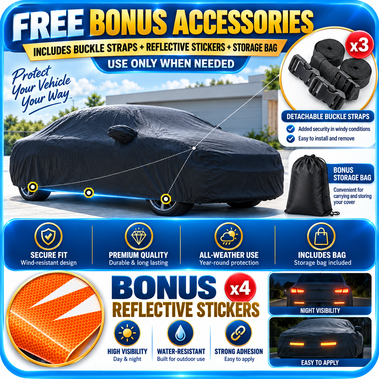 Car cover detail