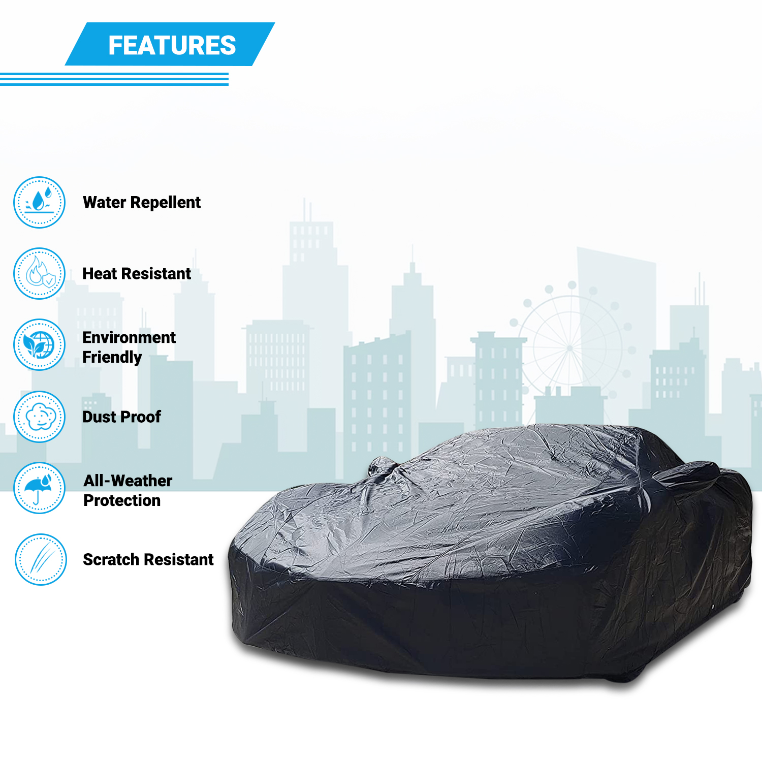 CarCovers Weatherproof SUV Cover Compatible with Kia 2020 Sportage -  Outdoor & Indoor Cover - Rain, Snow, Hail, Sun - Theft Cable Lock, Bag &  Wind